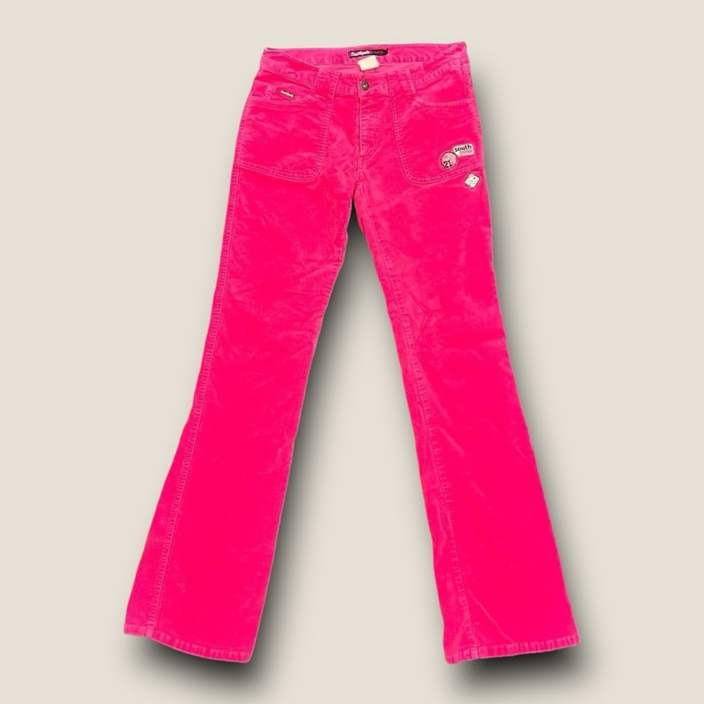 ★ South Pole Velvet Shock Pink Pants ★
